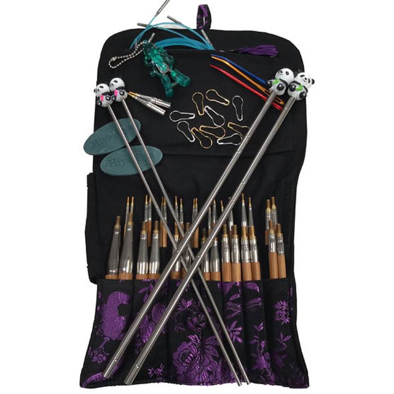 Hiya Hiya interchangeable needle set BAMBOO - Recht en Averecht