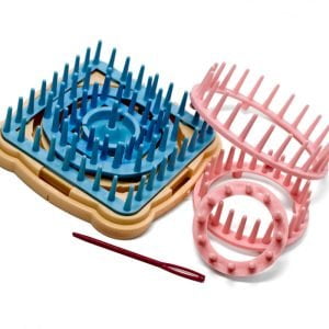 Flower loom knit